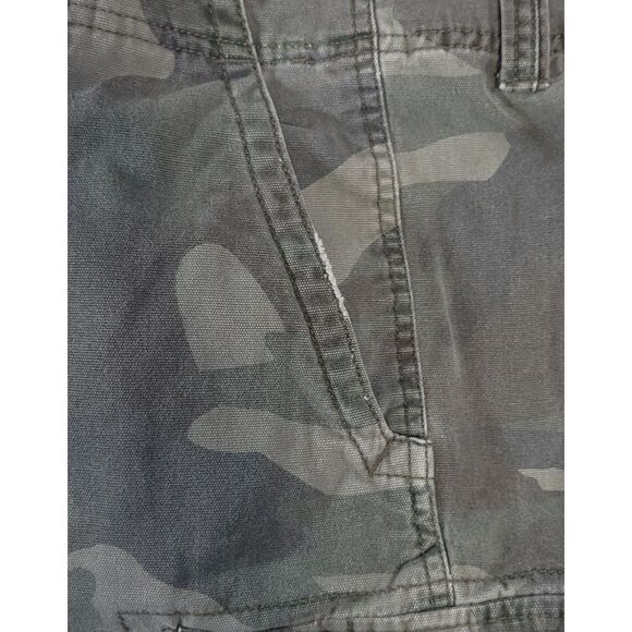 PLUGG‎ Camouflage Cargo Shorts 100% Cotton Mens 42 - Picture 6 of 9